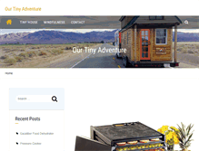 Tablet Screenshot of ourtinyadventure.com
